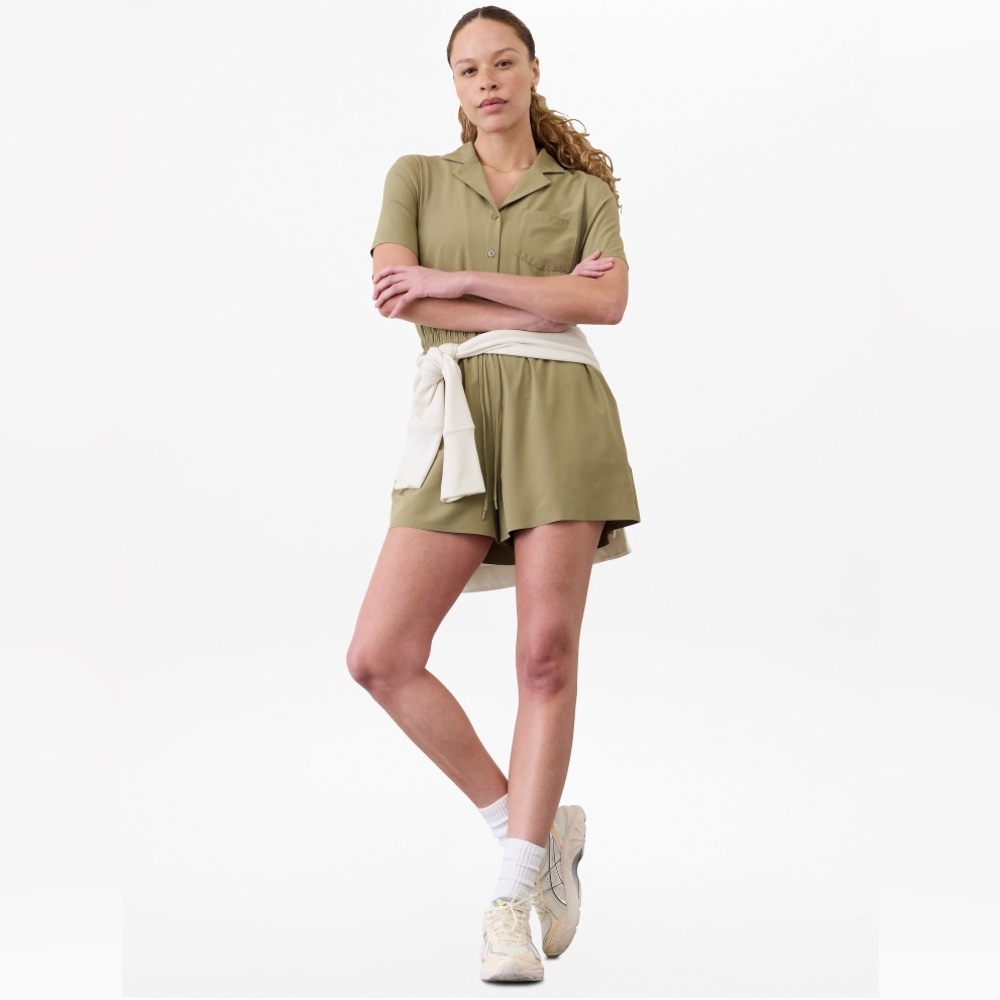 Athleta Avenue Jumper Olive Branch Size Large Regular NWT
